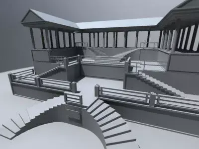 Patria roman amphitheatre Free 3D model