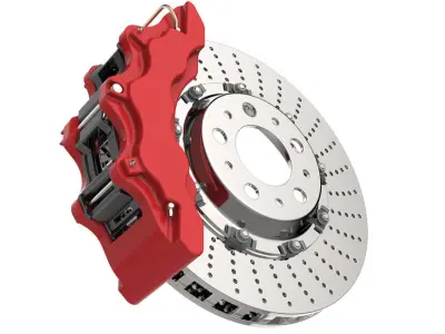 Car brakes by KrisB Free 3D model