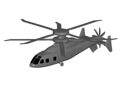 Sikorsky Boeing SB-1 Defiant 3D model
