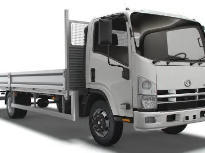 UD Truck Condor Rigid body truck 2021 3D model