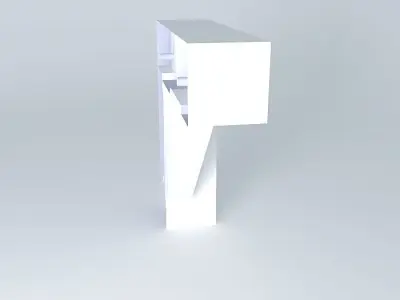 Level1Joinery letter f Free 3D model