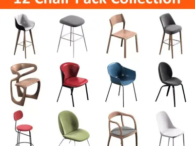 12 Chair Pack Collection 