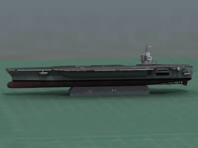 US Aircraft Carrier 3D Print Model 3D print model