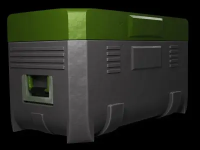 Chest box 3D model