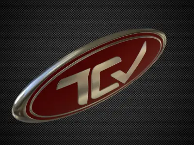 tcv logo 3D model