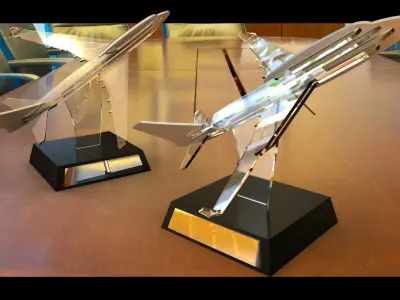 airplane trophie 3D model