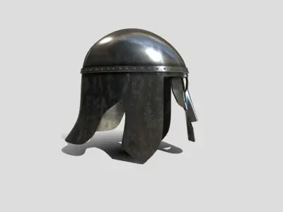 Medieval Anglo Saxon Helm Low-poly 3D model
