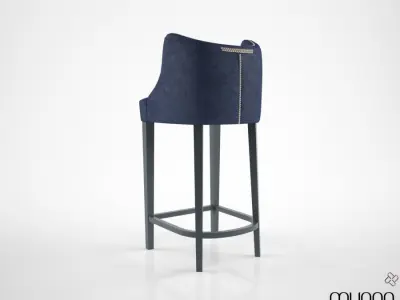 Munna Becomes Me Barstool 3D model