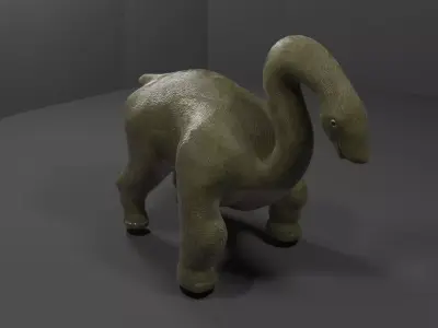 happy dino Free 3D model