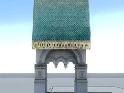 St Nikolai pronaos 3D model