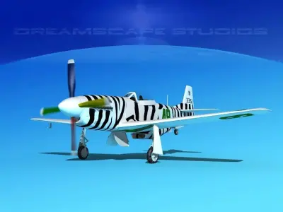 P-51 Mustang Sport V11 3D model