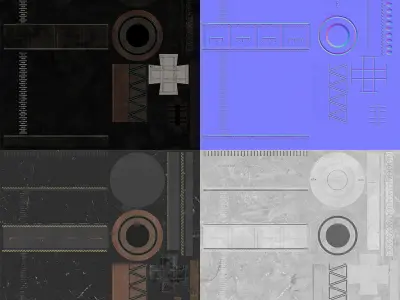 R-39 ICBM ballistic missile 3D model