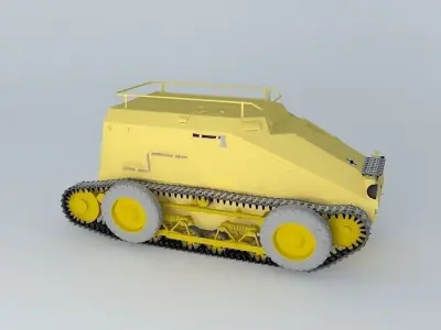 SD.KFZ.254 - Saurer RK7 3D model