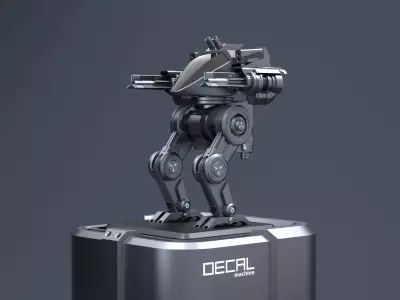 scifi robot 3D model