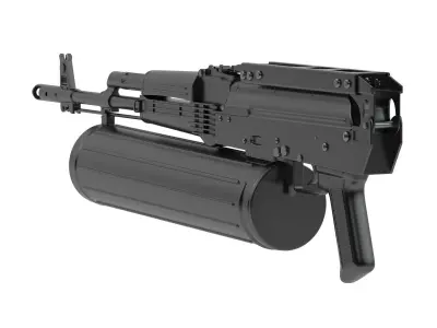 AK-74 PP-19 Mag Assault Rifle 3D model