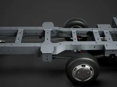 Renault Master SingleCab SW E30 Chassis 2014 3D model