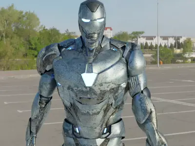 Ironman Mk 85 3D Model with 2 styles Low-poly 3D model