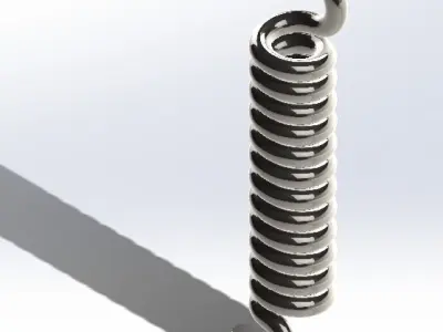 Compression spring Free 3D model