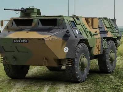 VAB 4x4 APC 3D model