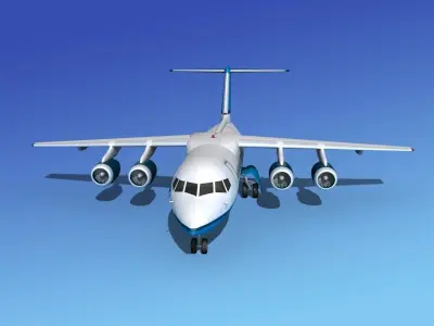 BAe 146-200 Discovery Air 3D model