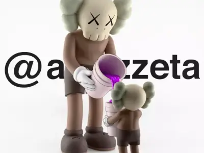 Kaws Bad Influence Lean on Me for Print 3D print model