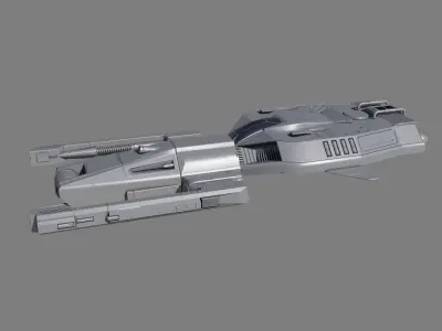 Space Ship SF 3D model