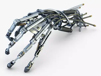 Robotic hand v 2 3D model