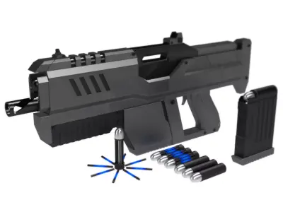 Plasma Grenade Launcher 3D model