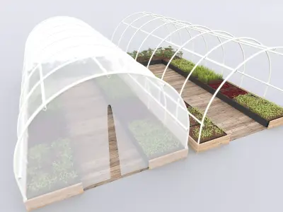 Greenhouse Free 3D model purchase