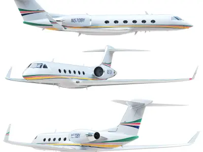 Aircraft G400 3D model