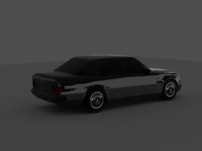 Mercedes w124 Free 3D model