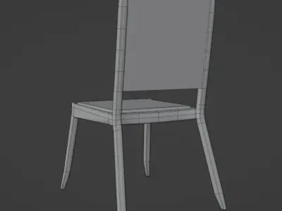 Modern  Chair 3D model 7