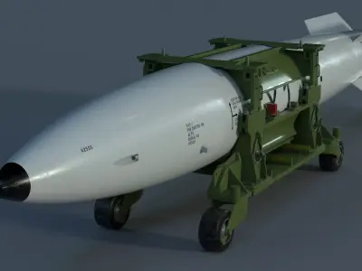 B43 nuclear bomb 3D model