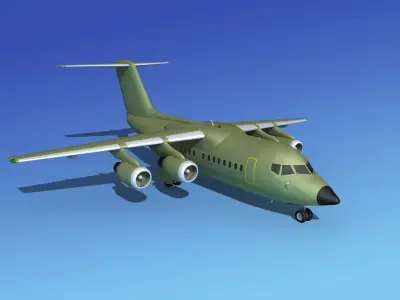 BAe 146-100 Military Transport 3D model