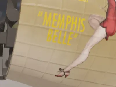 B-17F Memphis Belle 3D model