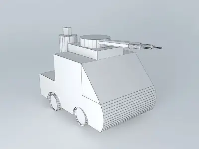 army car Free 3D model