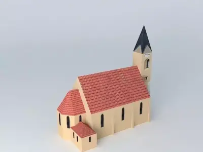 Church in Potoci Bijelo Polje Mostar Free 3D model