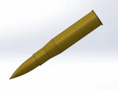 Sniper Bullet Free 3D model