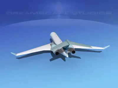 Global Express 8000 V06 3D model