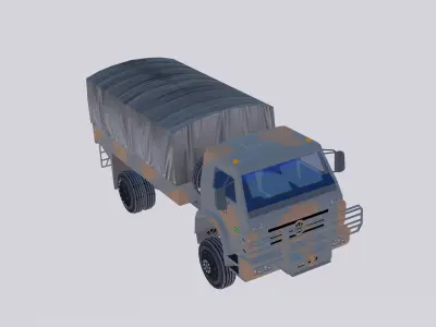 Worker 4X4 EB Low-poly 3D model
