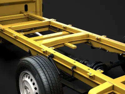 Freightliner Sprinter Chassis Single Cab L3 RWD 2020 3D model