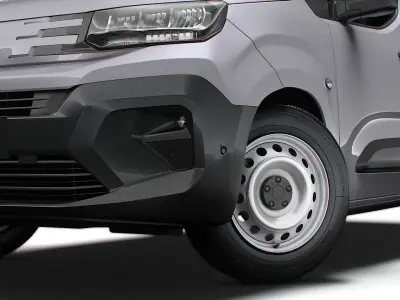 Peugeot e Partner LWB 2024 3D model