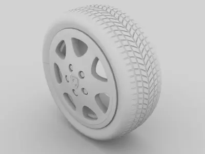 Porsche Wheel 3D model