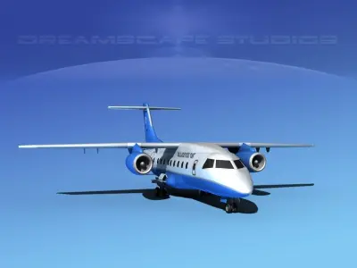 Dornier 328Jet Alliance Air 3D model