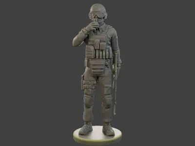 CzechSlovak Police Tactical Unit CPTU1 005 3D print model
