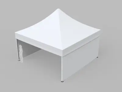 Commercial Tent 5x5 Meters 3D model