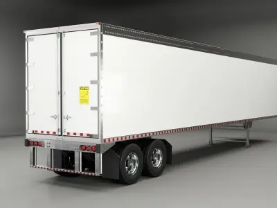 US Generic Truck and Trailers Collection 3D model