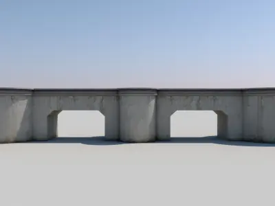 Medieval Bridge 3D model