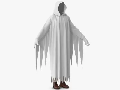 Hooded Costume 11 3D model