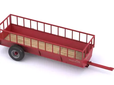 Agricultural Feed Trailers FT-15 3D model